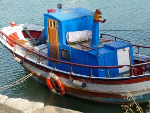 Fishing boat docked in Puerto de Santa Maria